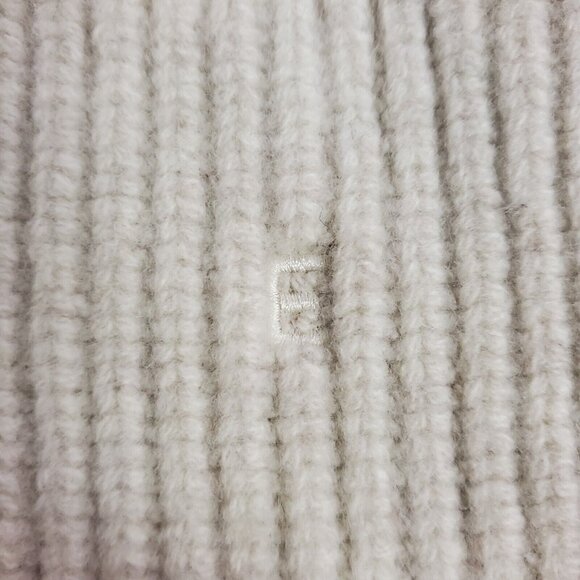 Everlane Womens Felted Merino Wool Double Breasted Cardigan Size M Ivory Ribbed - Picture 3 of 10